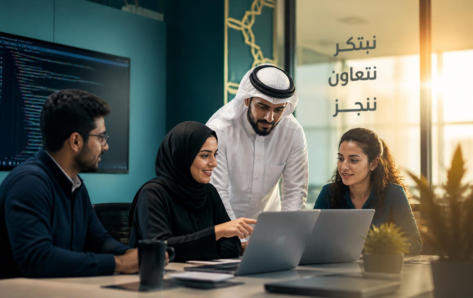 Tashweesh product team collaborating